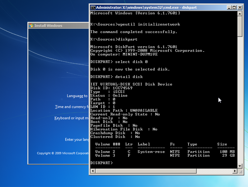 Windows on iSCSI - Part 1/3